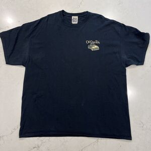 Old Guys Rule T Shirt Mens Black Short Sleeve Plays With Hot Rod Truck Sz XXL